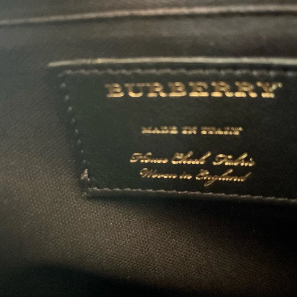 Burberry Dark Red Leather 2-way Bag - Picture 9 of 16